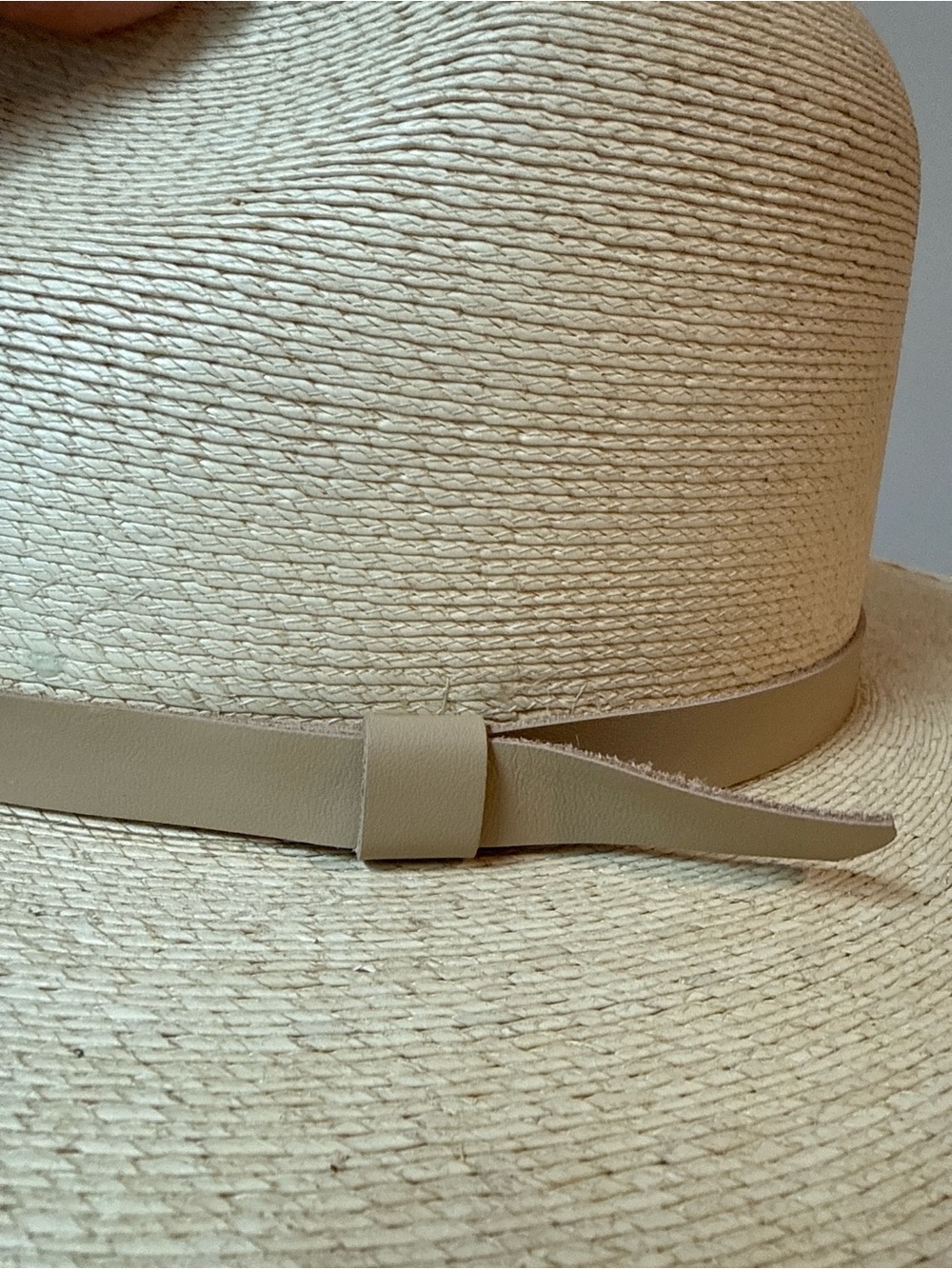GIGI PIP Neutral Rancher Straw Hat with Leather Band - Picture 6 of 7